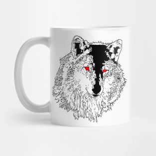 Wild Head Wolf Mug